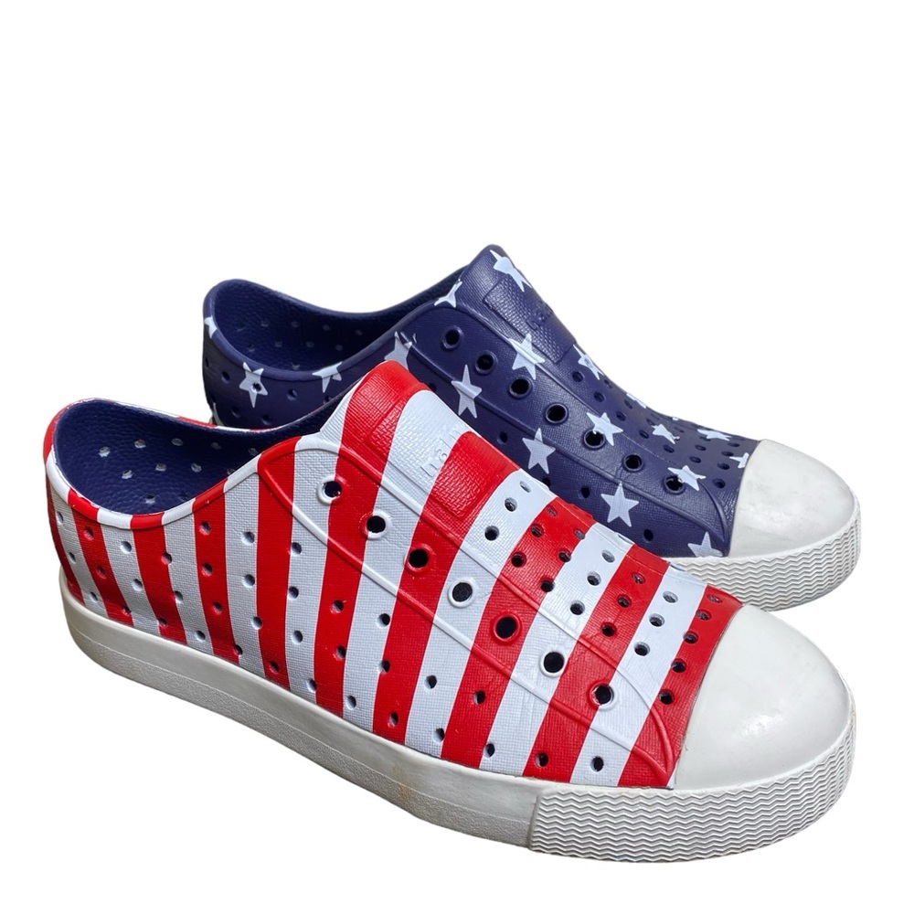 Native Jefferson American Flag Kids J3 Shoes 4th of July